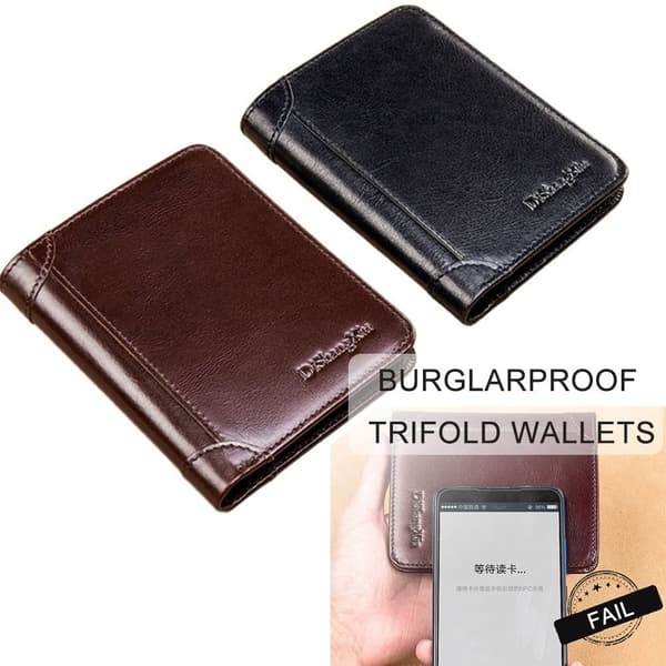 Herr Trifold Plånböcker Myntväska KAFFE Coffee