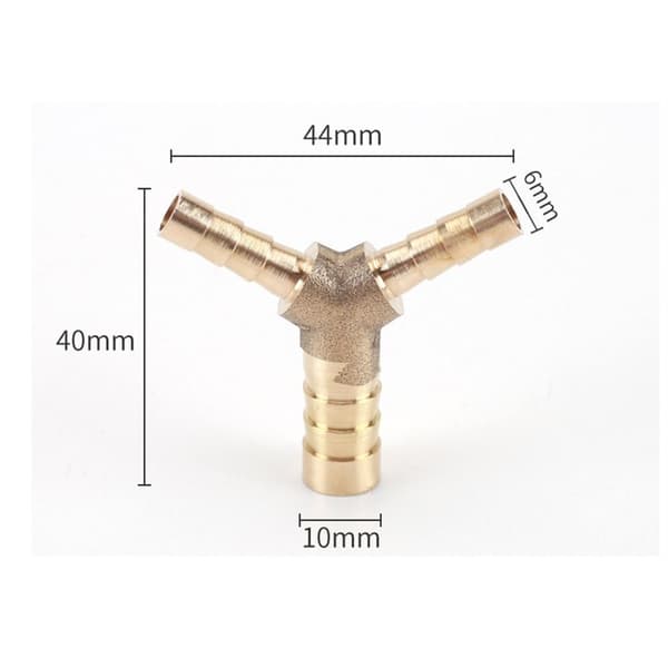 Reducer T-koppling hullingkoppling 12MM X 8MM X 8MM 12mm x 8mm x 8mm