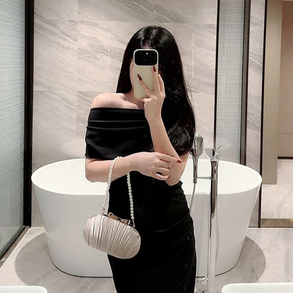 Aftonväska Axelväskor Bankett Kuvertväska