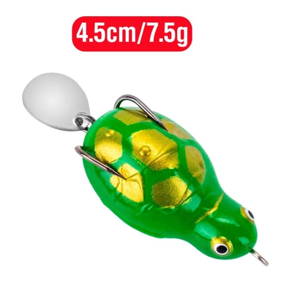 Fiskefrosk lokkemiddel gummifrosk 3 3 3