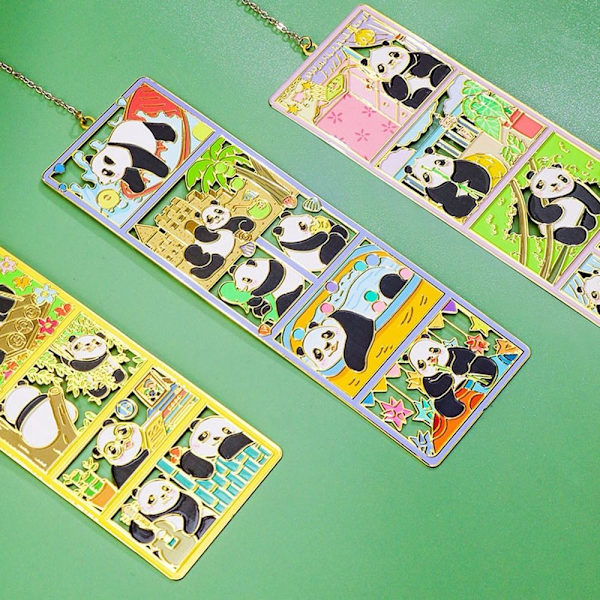 Metal Panda Kirjanmerkki Kirjaklipsi STYLE 8 STYLE 8 Style 8