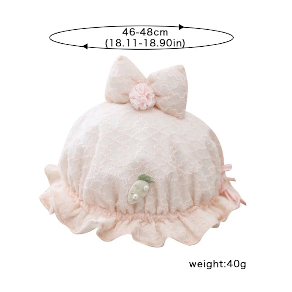 Ruffle Princess Cap Baby Bøttelue GUL yellow