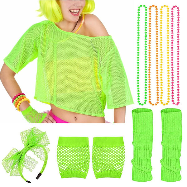 Set 80-luvun set GREEN L Green L