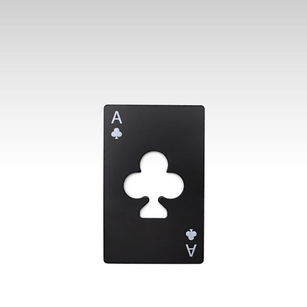 Creative Poker-formet dåseåbner SORT Black