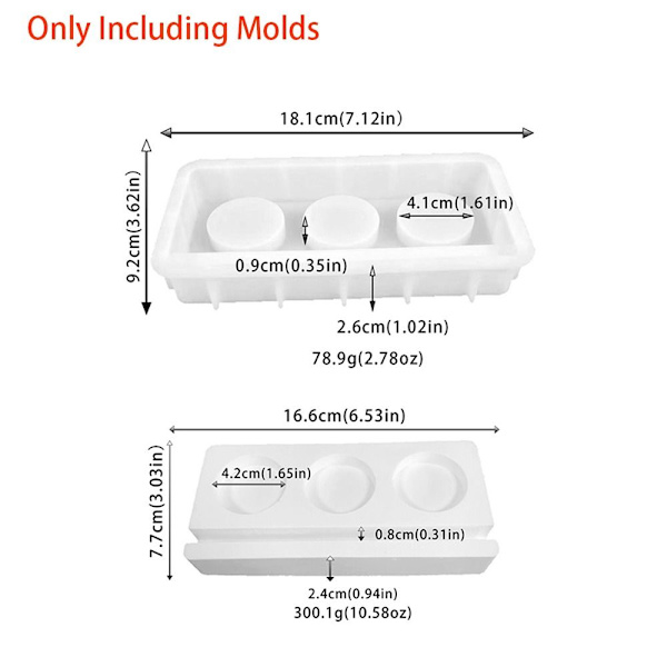 Hule kaninlys dekoration 3D hjerte kaninform 4 4 4
