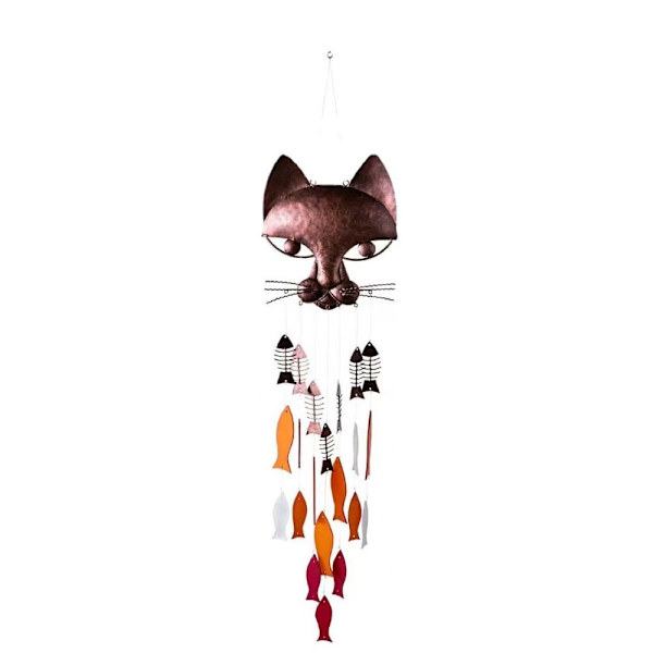 Wind Chime Fisk Kat Støbejern Wind Chimes Metal Wind Chimes