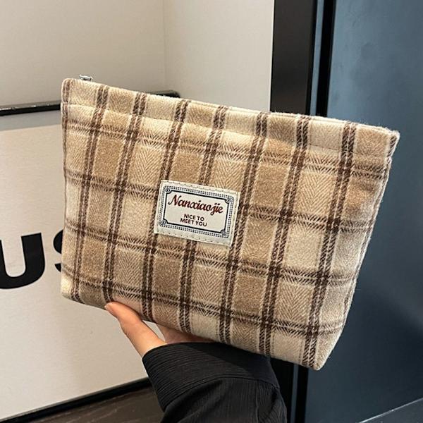 Kosmetisk väska Sminkväska KHAKI khaki