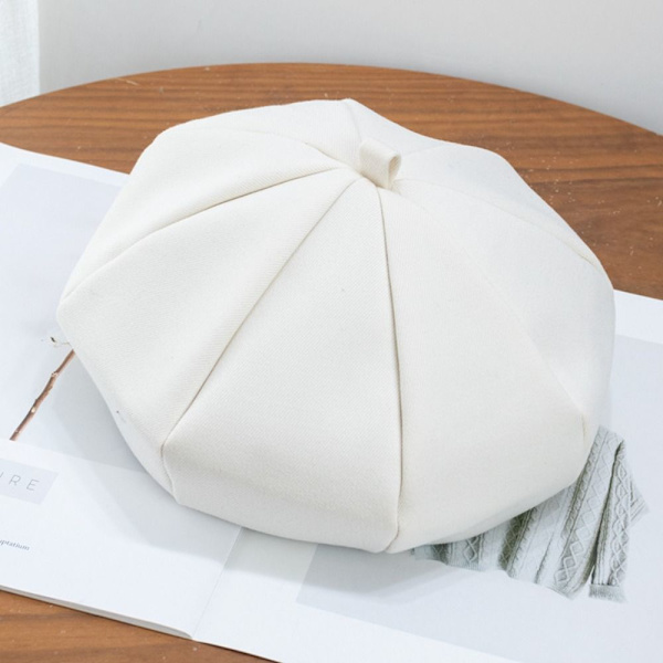 Kvinnor Basker Vinter Hattar VIT White