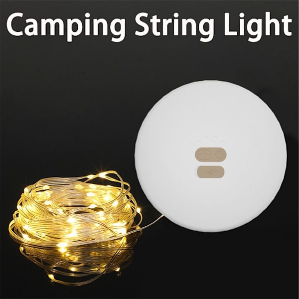 Camping String Light Camping Lanterne GRØN Green