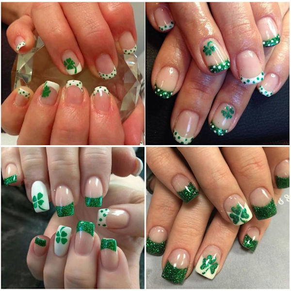 St. Patrick's Day Nail Art 3D Clover Nail Sequins Sequins Kit St. Patrick's Day