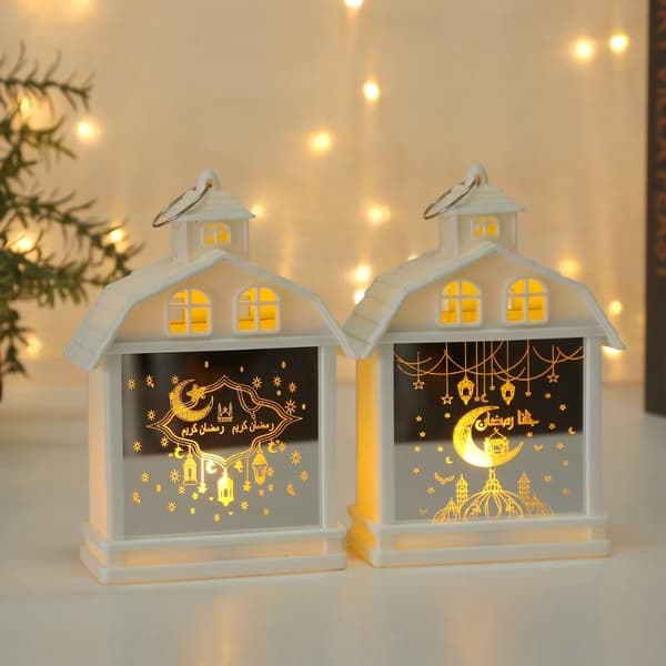 Ramadan Kareem LED-lyhty Ramadan-kynttilälyhty D D D