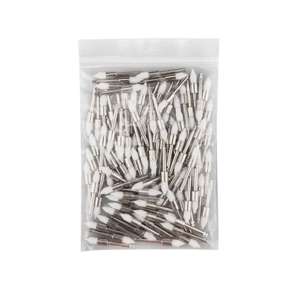 100 ST Dentalmaterial Prophy Profylax Borste FÄRGGLAD FLAT