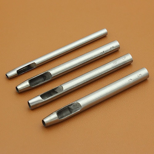 1 st Läderhålslagare Oval hålstans 4X8MM 4X8MM 4x8mm