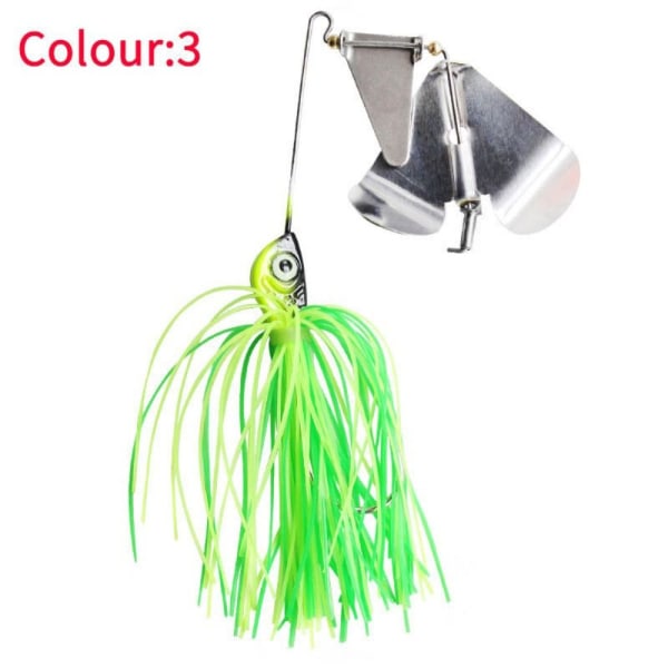 Skjeggfiske lokke Buzzbait FARGE 3 FARGE 3 Color  3