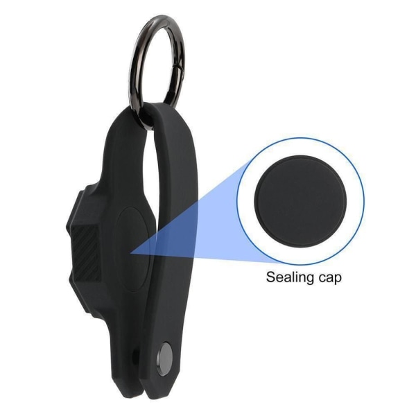AirTag case Avaimen case MUSTA Black
