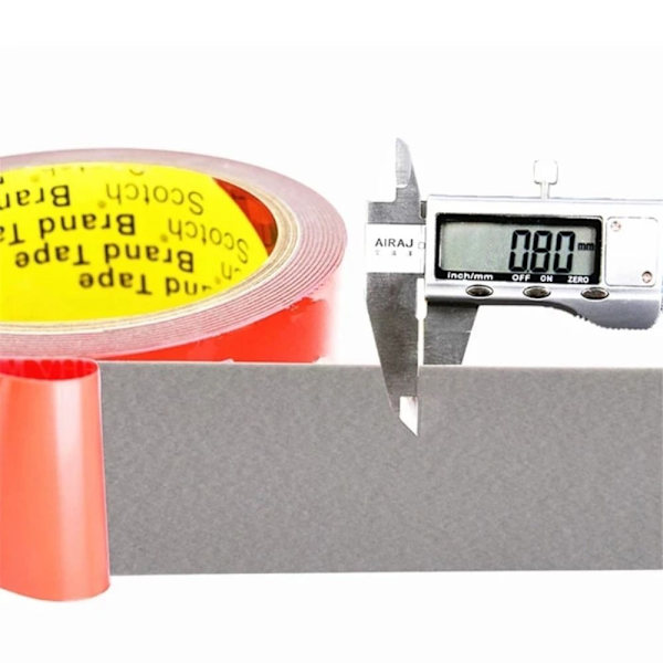 Dubbelhäftande tejp Bil Specialdekal GRÅ 6MM3M 3M Gray 6mm3M-3M