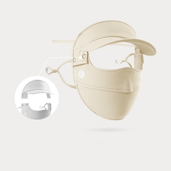 Hattmask Ansiktetäcker GUL yellow