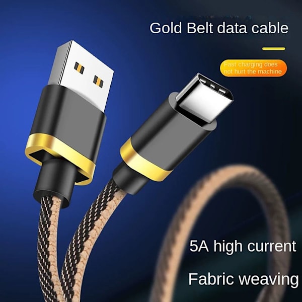 Typ-C datakabel Android datakabel SVART 2MTYPE-C TYPE-C BLACK 2MType-c-Type-c