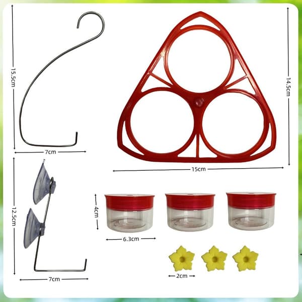 Kolibrin ruokintalaite 3 KPL/SETTI 3Pcs/Set