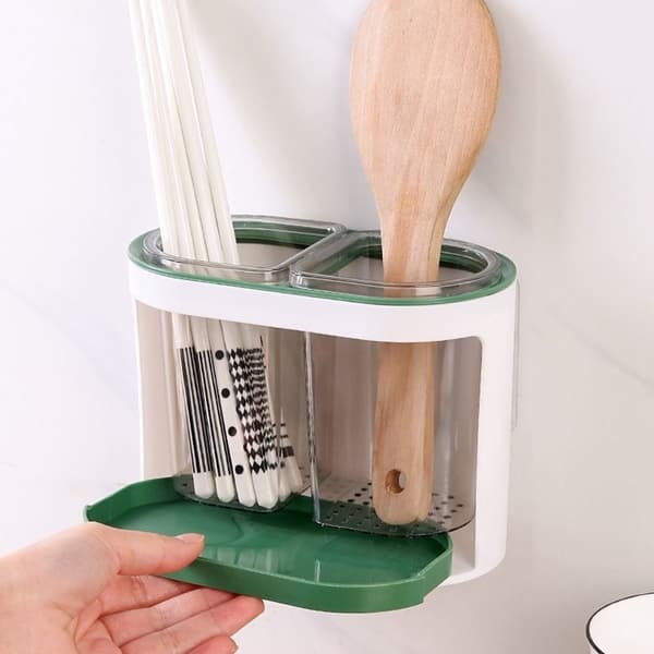 Chopstick Cage Drain Chopstick Box GRÅ Grey