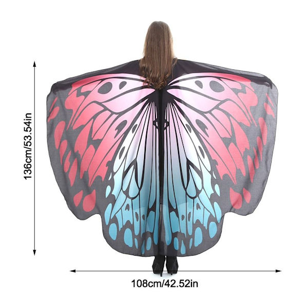 Butterfly Cape Butterfly Wings Sjal 06 06 06