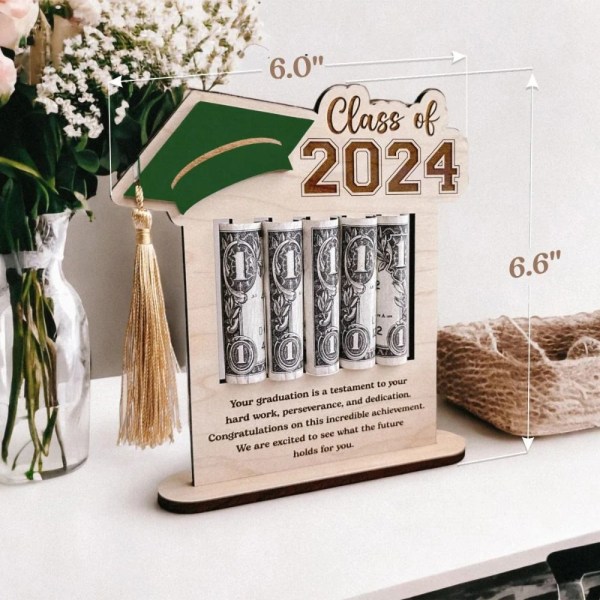 Graduation Money Holders Graduation Card GRØN green