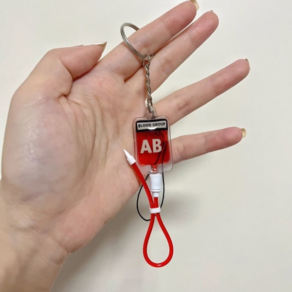 Veripussin avaimenperä Blood Type avaimenperä B B B