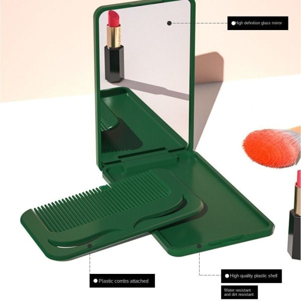 Makeup Mirror Kosmetisk Mirror GRØNN Green