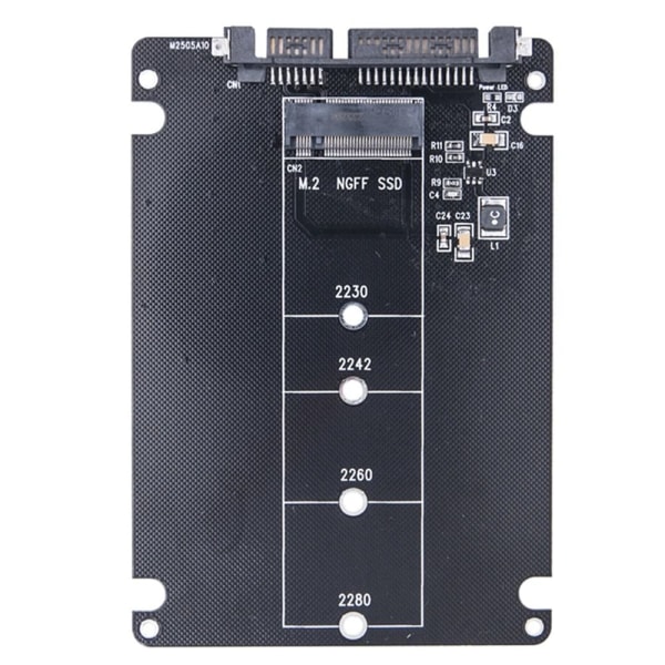 1 Stk M.2 Til SATA3 Adapterkort Ekstern harddiskboks UTEN without shell