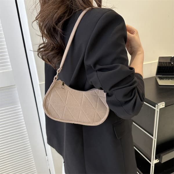 Axelväska Underarmsväska KHAKI Khaki