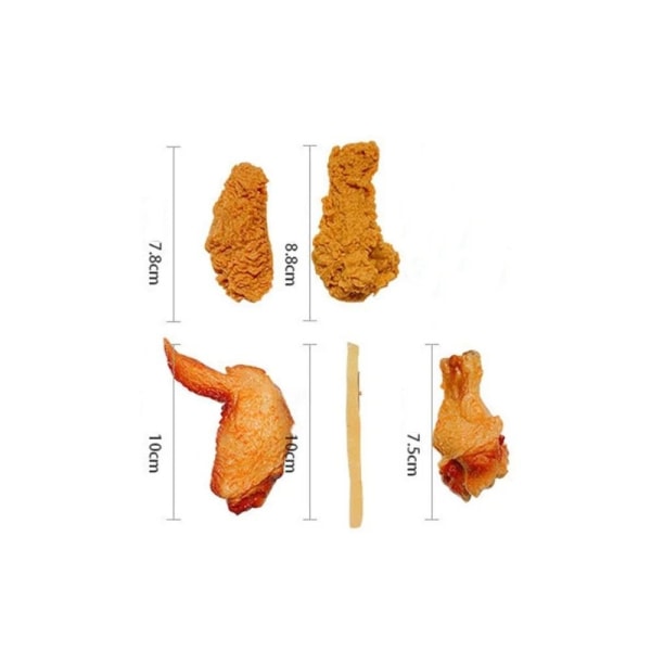 Chicken Wings Hiusneulat Hiuspidikkeet 2 2 2