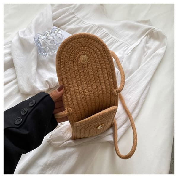 Minitelefonväska Crossbody-väskor BEIGE beige