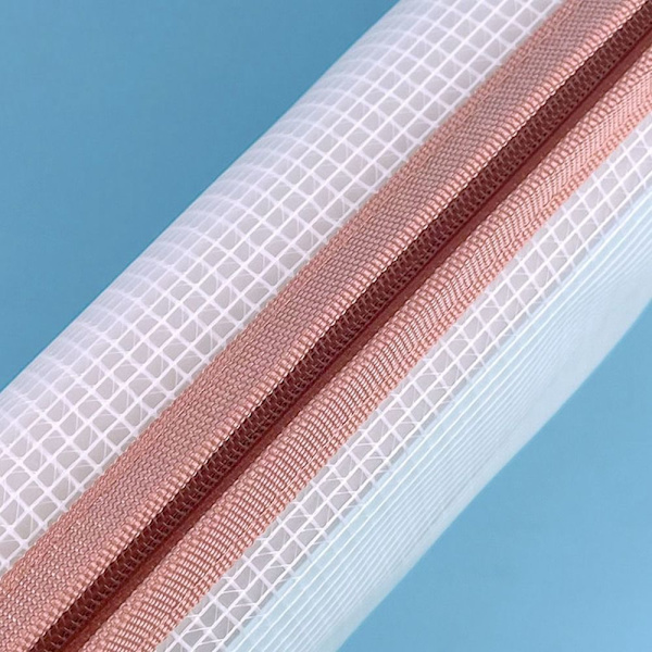 Mesh blixtlåspåse påse Transparent filpåse FÄRG 3 FÄRG 3 Color 3