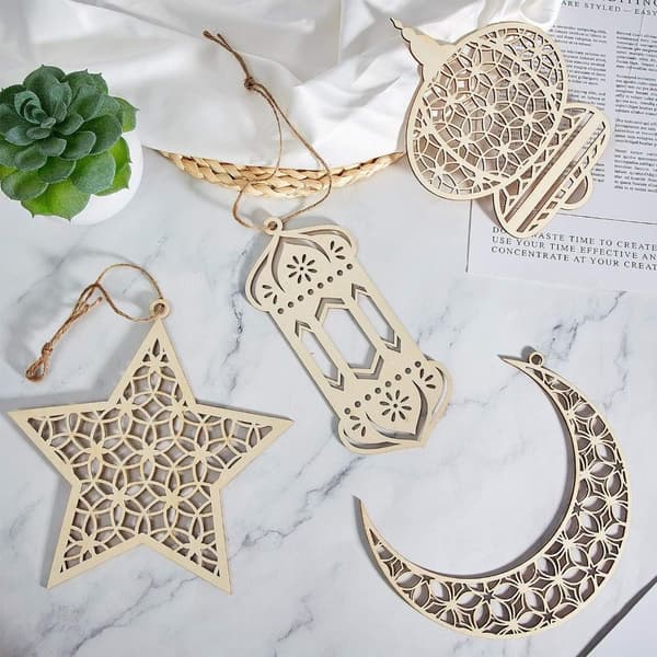 3/10 kpl Mubarak-riipus Eid Mubarak -koriste B-10PCS