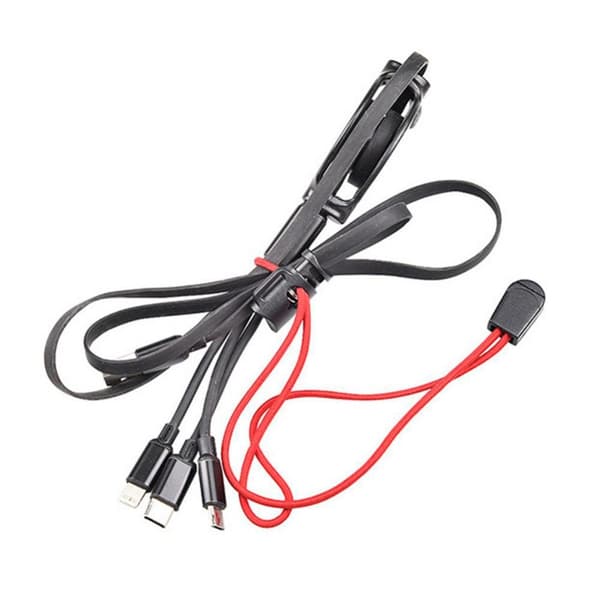5 stk. elastisk reb, fastgørelsessnor, sort black