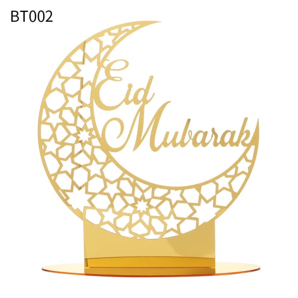 Eid Mubarak Dekor Ramadan Ornament GULL BT002 BT002 gold BT002-BT002