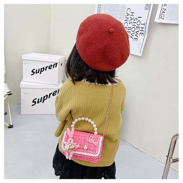 Mini Axelväskor Liten Satchel ROSA 2 2 pink 2-2