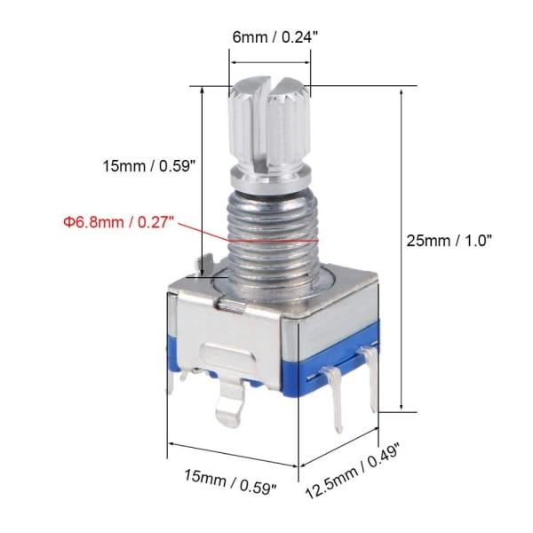 Drejekodeomskifter 360 grader 1PC 1PC 1pc