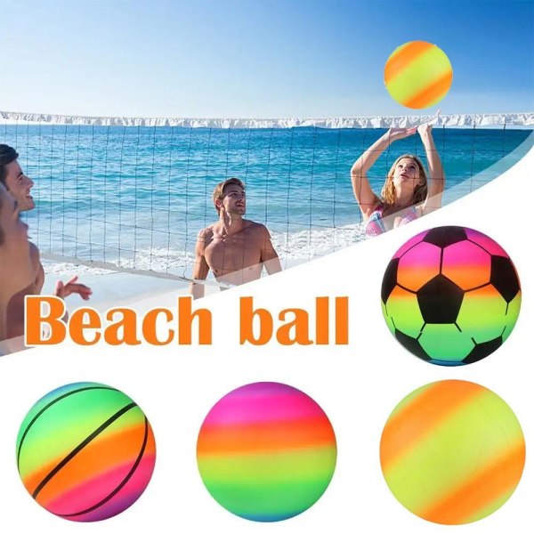 Rainbow Beach ball Barnefotball A A A