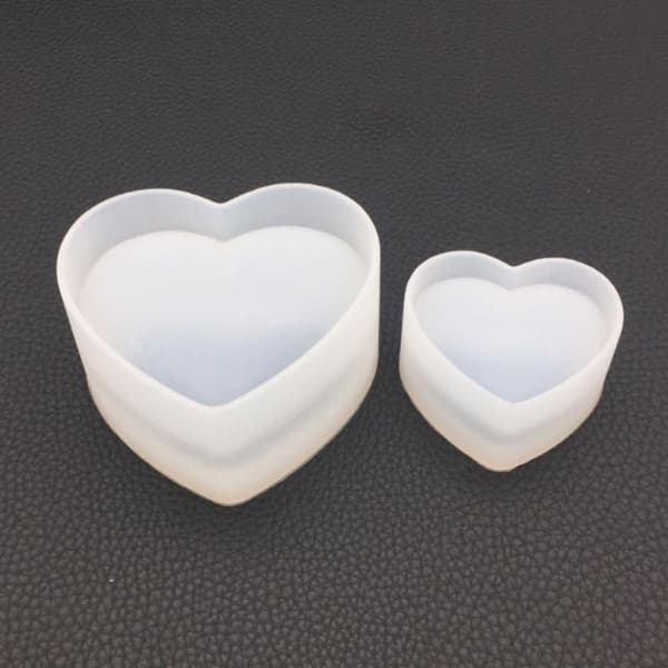 3D Hjerteformet Silikone Klar Form 3D Hjerte Silikoneforme