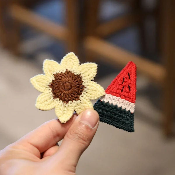 Sarjakuva Fruit Hairclips Lasten hiusklipsit PORKANA PORKKANA carrot
