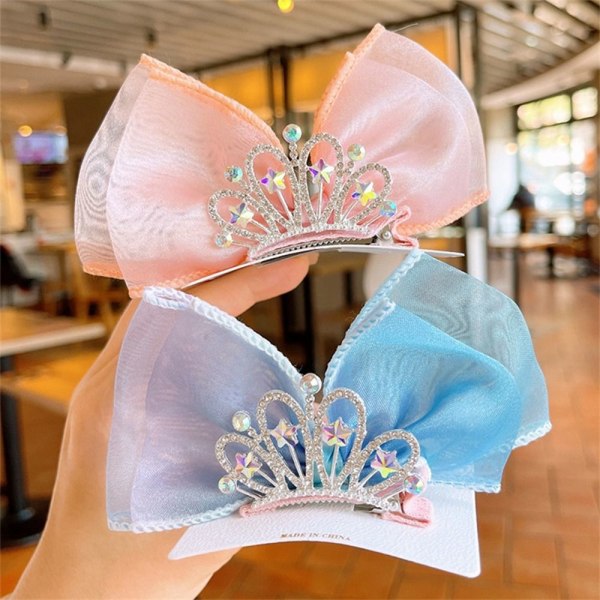 Crowns Hair Clip Bow Crown Hårnålar FÄRG 5 FÄRG 5 Color 5
