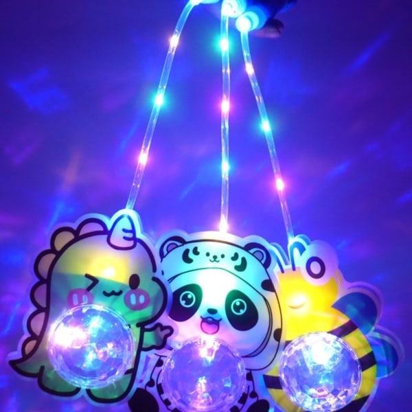 Flash Lantern Flash Lysende Lantern Light Up Toy Random Style