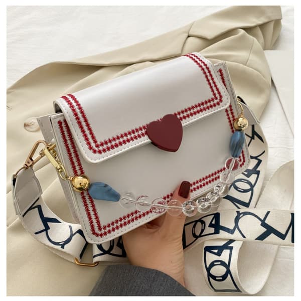 Messenger Taske Skuldertaske HVID white