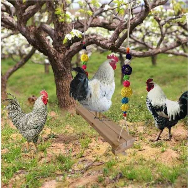 Chicken Swing Lelu Ahven Tikkaat Puiset tarvikkeet