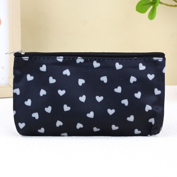 Makeup Bag Oppbevaringsveske SVART SVART Black