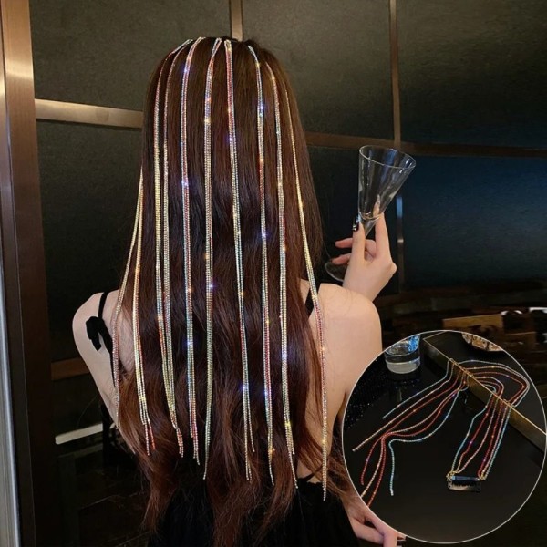 Crystal Chain Hårnål Dingle Hårnål E E E