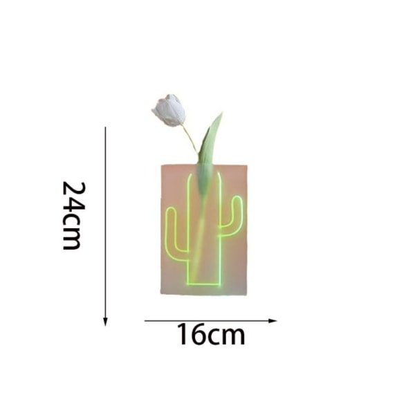 Kaktus Vas Konstnärlig Blomsterarrangemang Vas GRÖN green