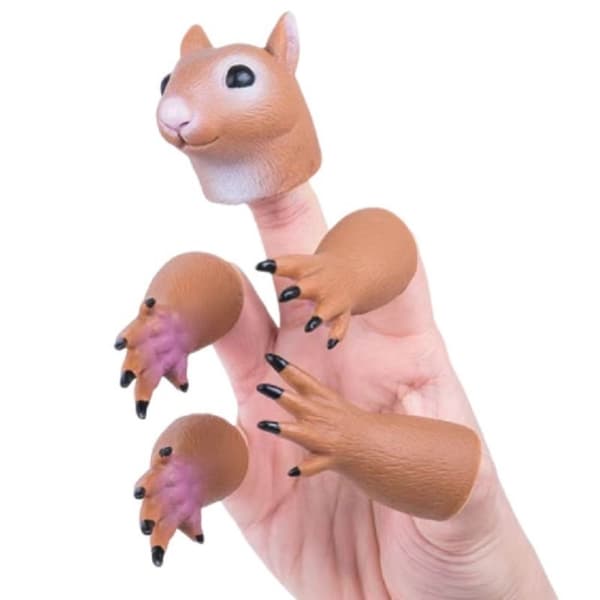 Fingerhånddukke Dyrefingerdukker EGERN EGERN Squirrel