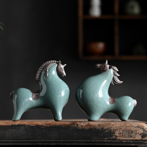 Hestepynt Ornamenter til hjemmedekorasjoner B B B
